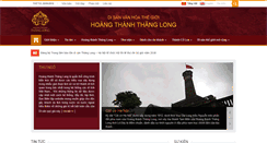 Desktop Screenshot of hoangthanhthanglong.vn